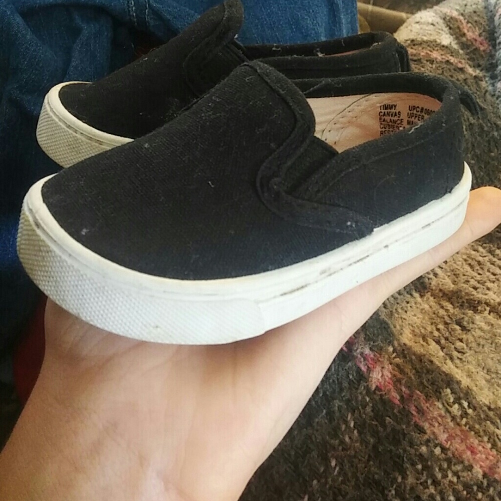 Kids black shoes